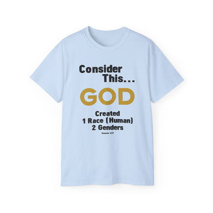 Consider This... 1 RACE 2 GENDERS T-Shirt