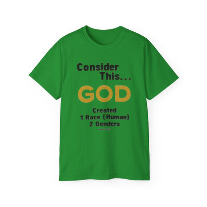 Consider This... 1 RACE 2 GENDERS T-Shirt