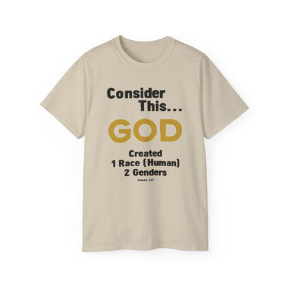 Consider This... 1 RACE 2 GENDERS T-Shirt
