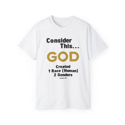 Consider This... 1 RACE 2 GENDERS T-Shirt
